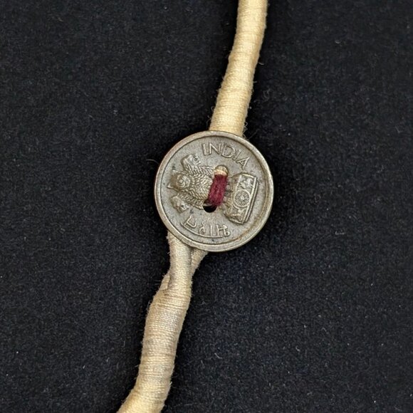 V. 20-Strand Yellow Seed Bead Torsade Necklace - Picture 5 of 6